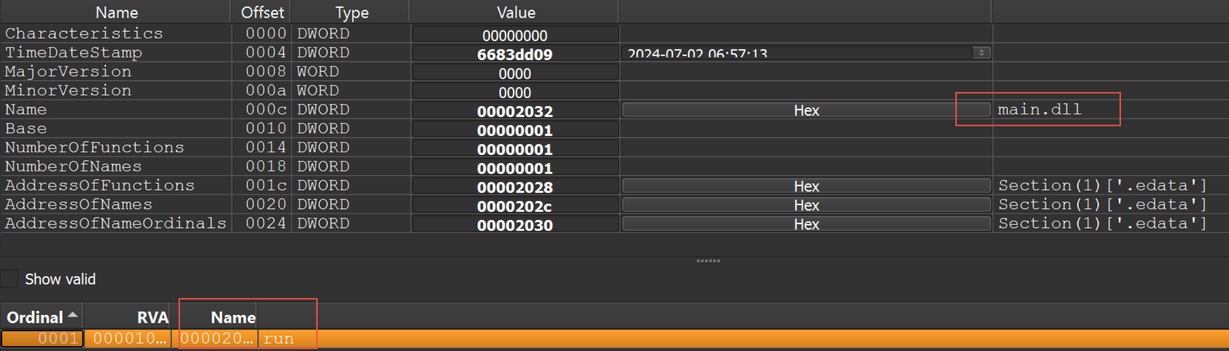 Analysis of the embedded PE file in Detect-It-Easy that showcases it&rsquo;s properties